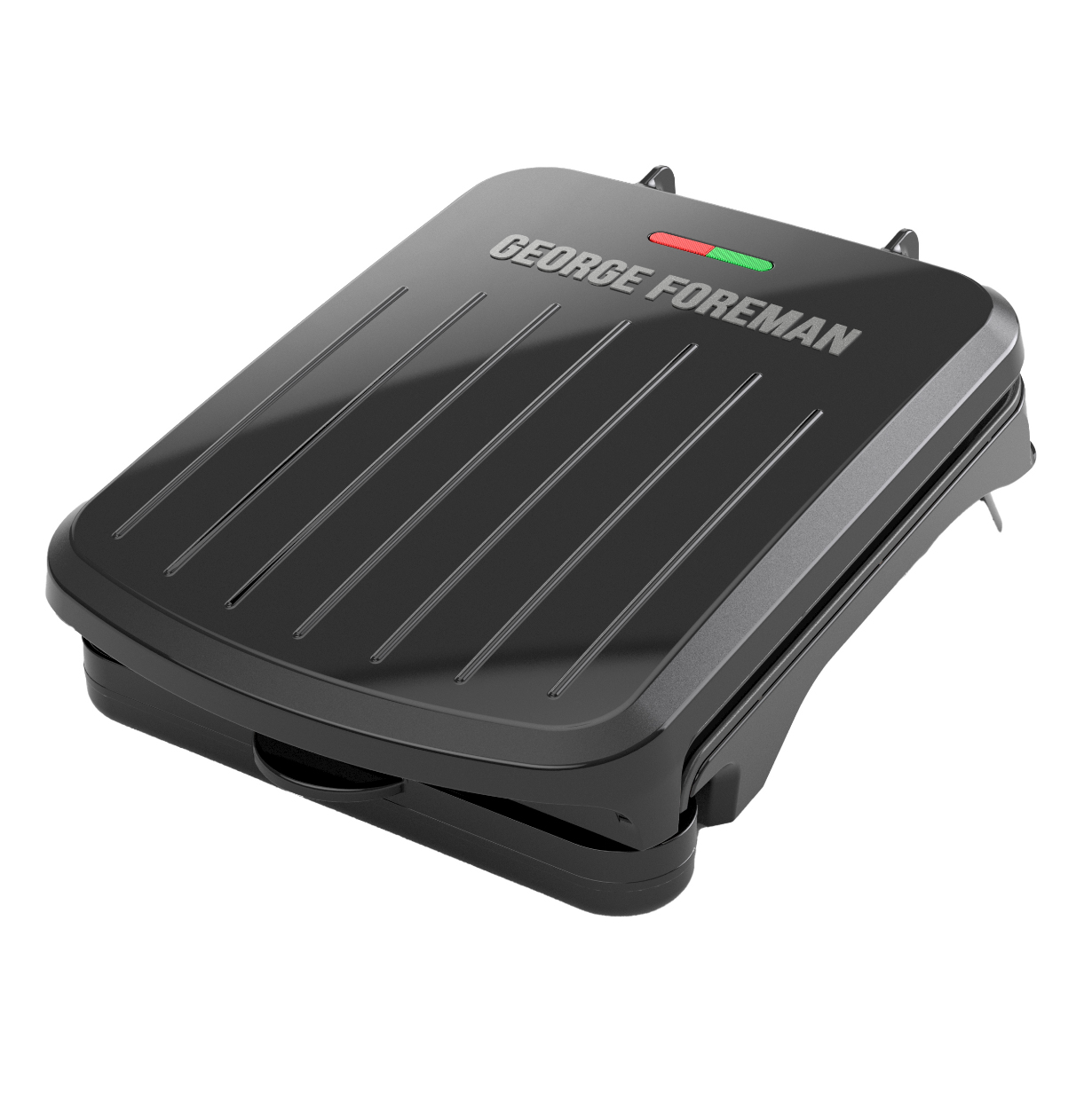 George Foreman® 2-Serving Black Plate Grill